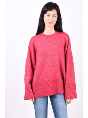 Pulover Dama Jjxx Jxollie Diverse Oversize Crew Neck Pink